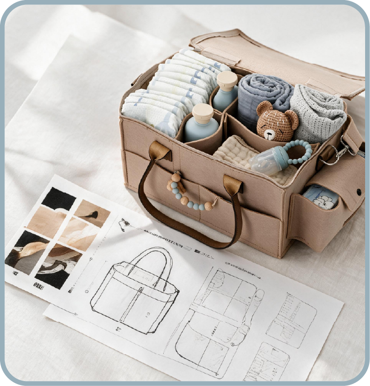 Exclusive nursery product structure development