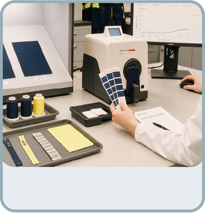 Fabric testing process